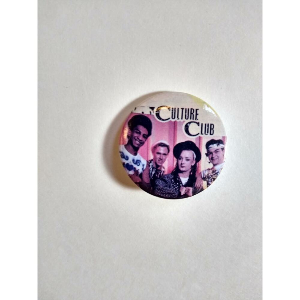 Culture Club Music Memorabilia Group Pinback Button Badge Sharpgrade Ltd 1.25"